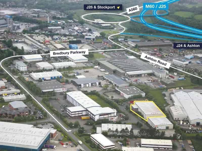 20653 sq ft Warehouse Unit to Let - Bredbury Park