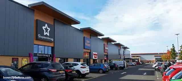 Retail Units to Rent Port Glasgow Gallagher Shopping Park