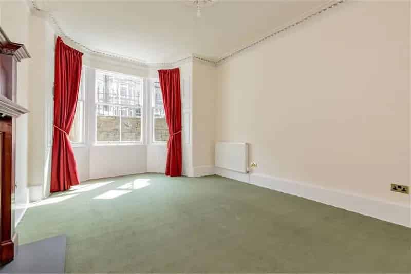 1 Bed Flat Hillside Edinburgh 2 Reception Rooms Bay Window Garden