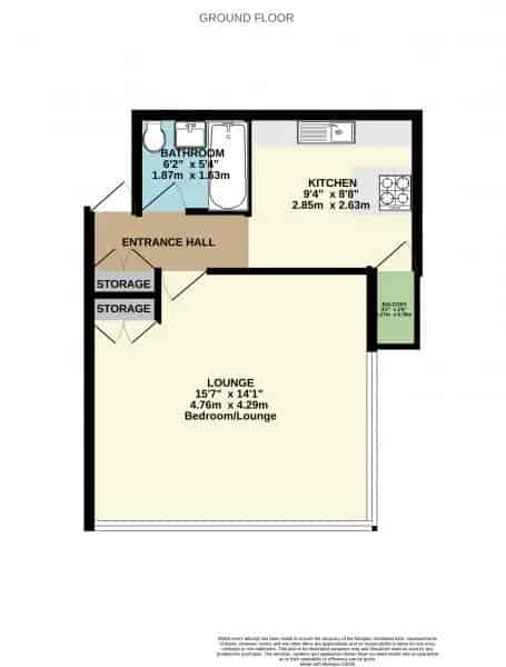1 bedroom  Flat