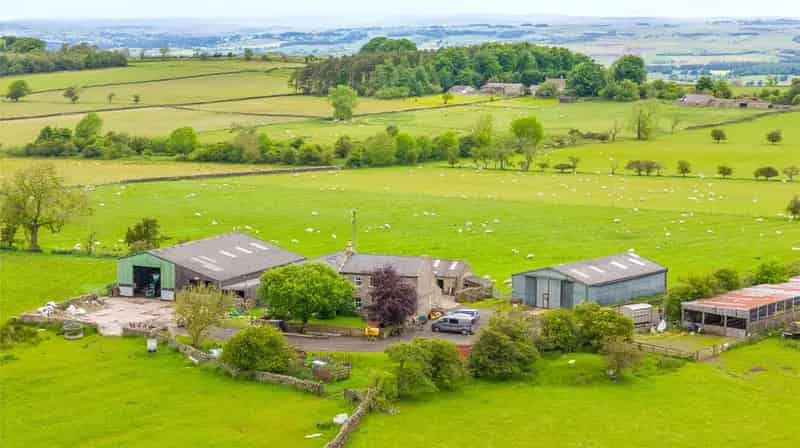 Wall Fell Farm: 214.76 Acre Agricultural Property with Farmhouse