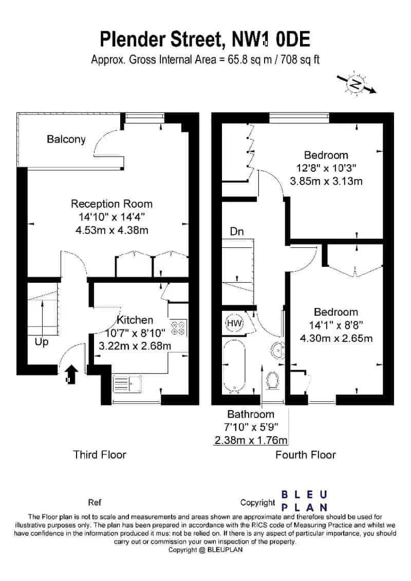 2 Bedroom Apartment near Camden High Street