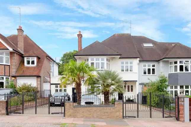 Semi-detached house for sale in Beech Drive, London N2