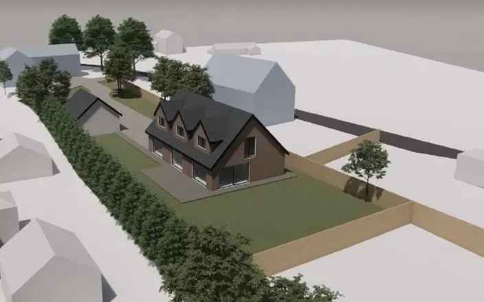 3/4 Bedroom Dormer Bungalow Plot with Sea Views Planning Permission Granted