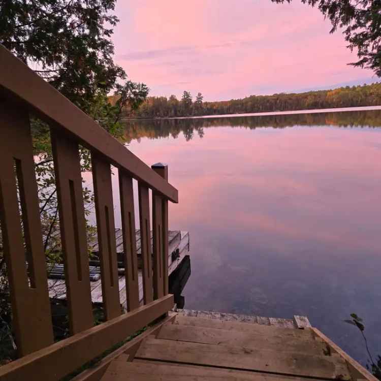 Waterfront Chalet in Peaceful Nature Near Gatineau and Ottawa