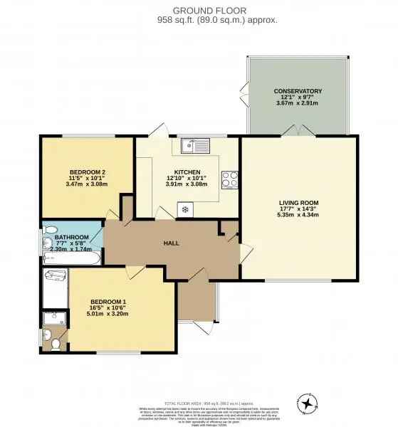 2 Bedroom Detached Bungalow For Sale