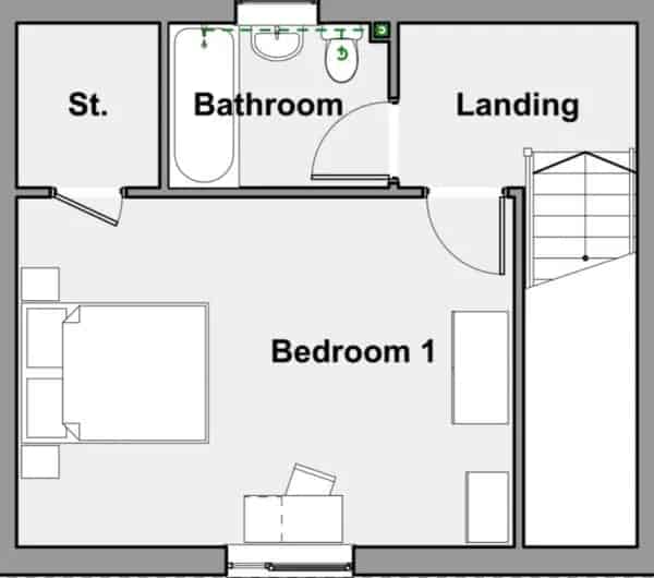 2 Bedroom 2 Floor Maisonette with Parking