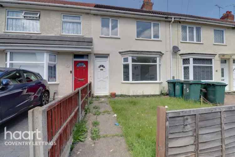 3 Bedroom Terraced House for Rent Family Home Double Glazing Gardens