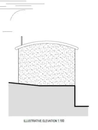 Building Plot Outline Planning Permission Three Detached Houses