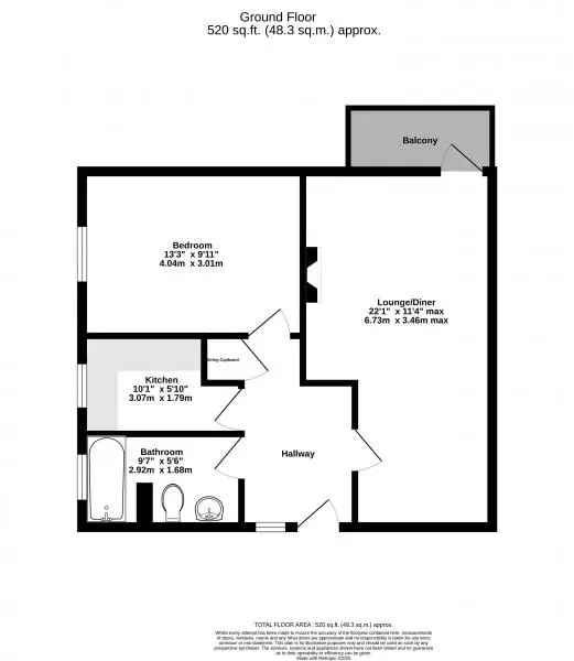 1 Bedroom Flat Harborne Modern Kitchen Garage Parking