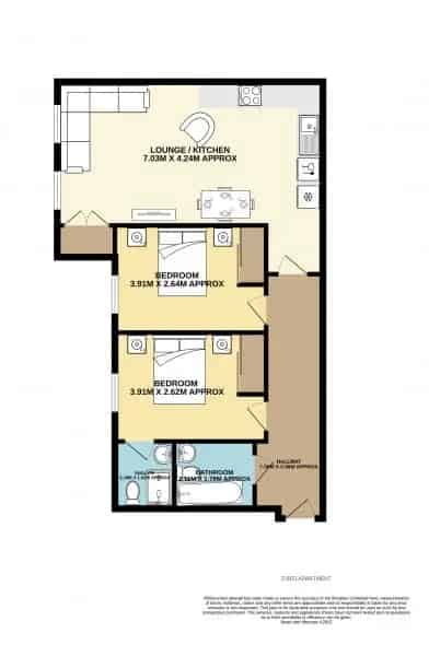 2 Bedroom Apartment Near City and Beach