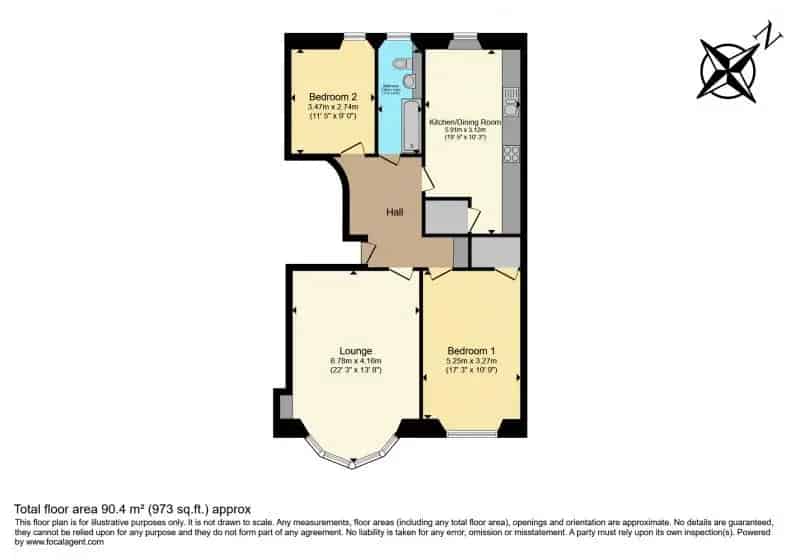 2 Bedroom Flat in Battlefield Glasgow