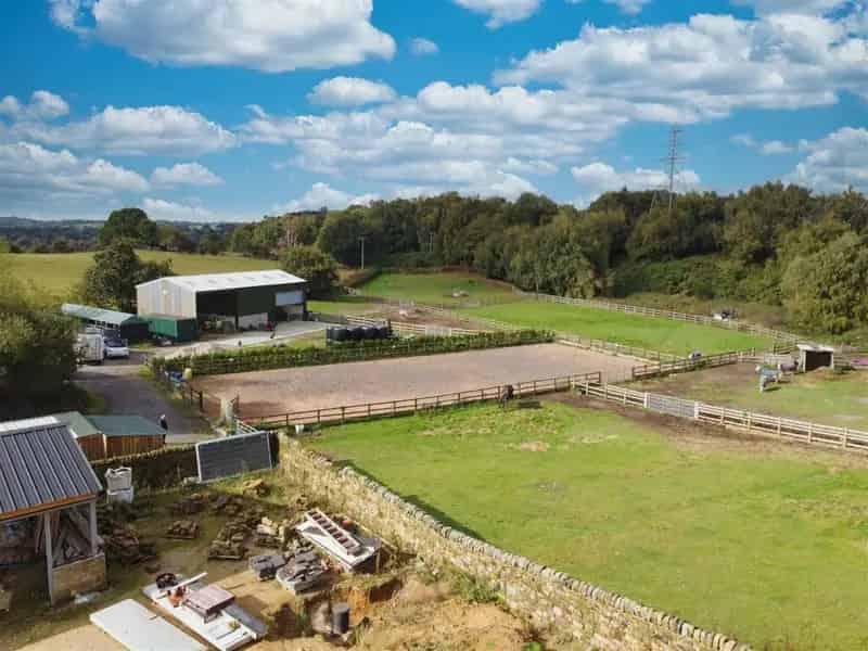 Three Detached Properties with Stables and 9 Acres