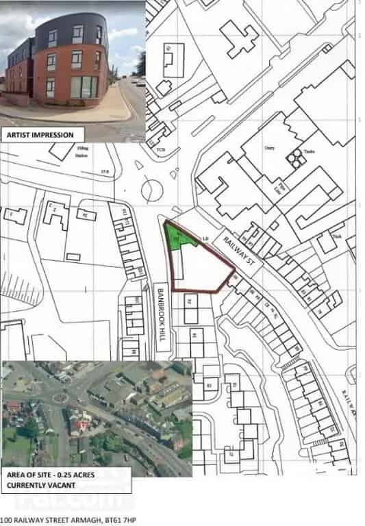 Armagh City Redevelopment Opportunity 4000 Sqft Building 7000 Sqft Yard