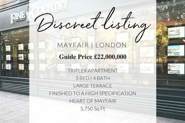 Flat for sale in Mayfair, London W1K