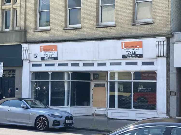 Retail Unit to Let Hove Church Road Seafront