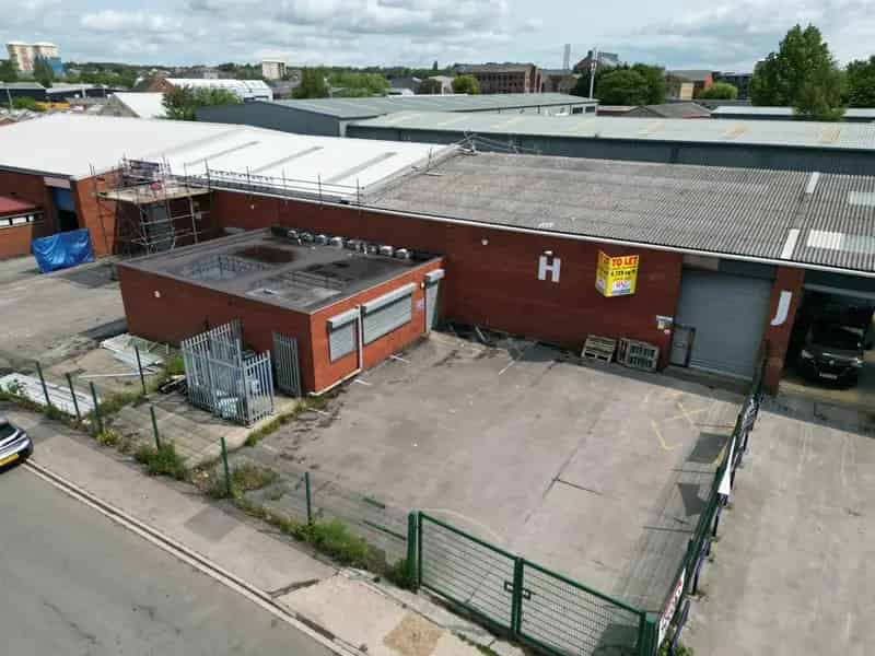 Refurbished Warehouse with Solar Panels and Secure Yard