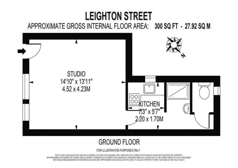 Spacious Croydon Studio Apartment Near Transport Links