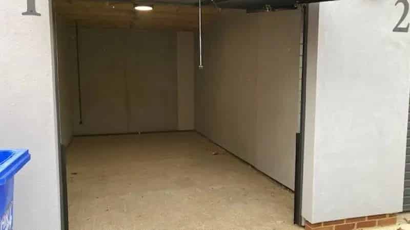 5 New Storage Units 166-177 sq ft  Up and Over Doors LED Lighting