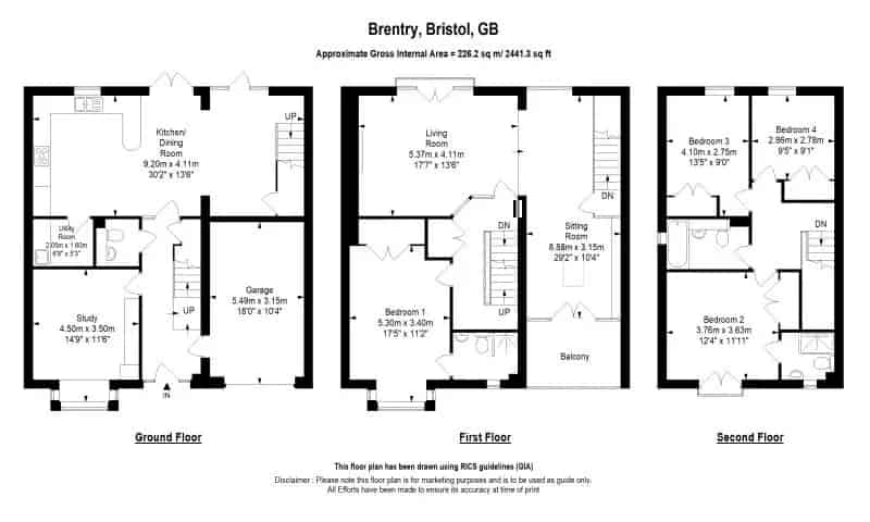 4 Bedroom Semi-Detached House Royal Victoria Park