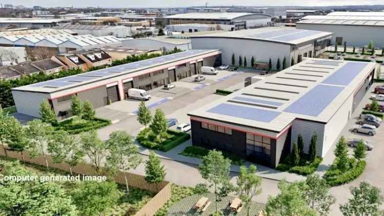 Modern Business Unit with Mezzanine and EV Charging