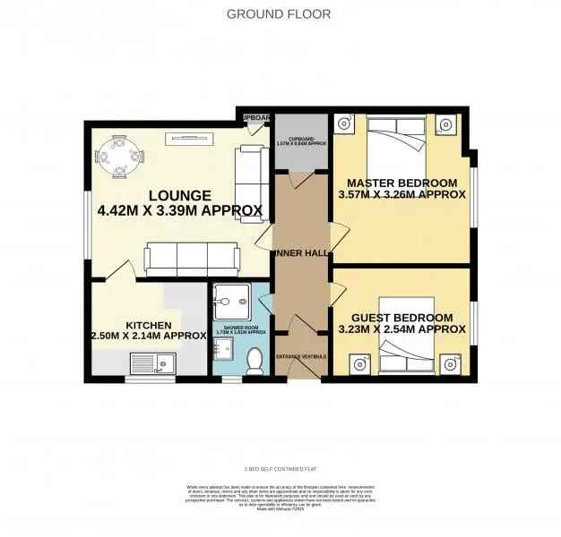 2 Bedroom Flat in Bucksburn with Garden and Parking