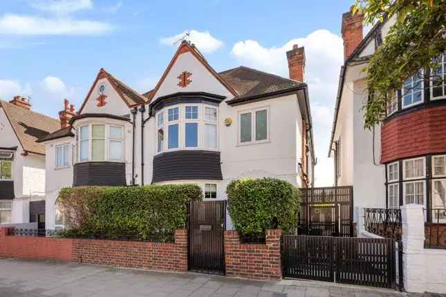 Semi-detached house for sale in Finchley Road, Hampstead NW3