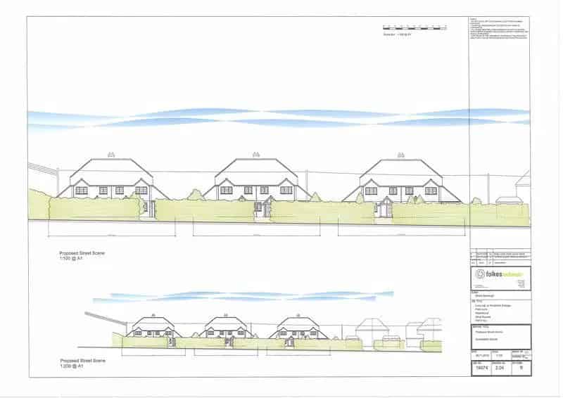 Building Plot with Planning Consent for Six Semi-Detached Houses
