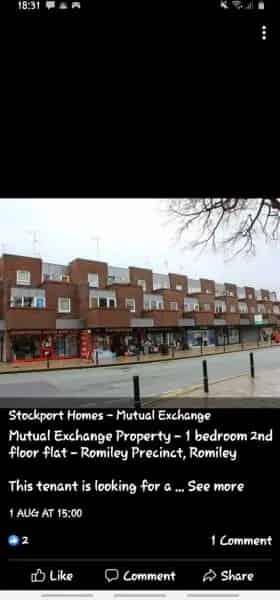 Flat For Rent , Readesdale Avenue, Crewe, England