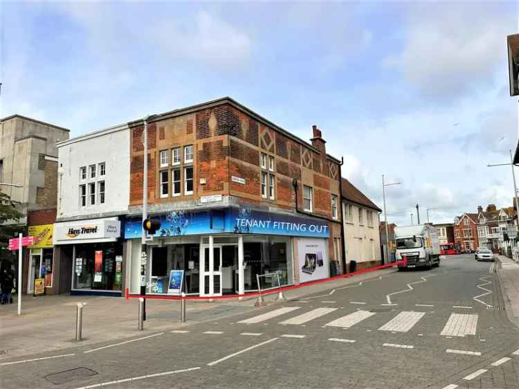 Ground Floor Shop with Residential Development Potential in Lowestoft Town Centre