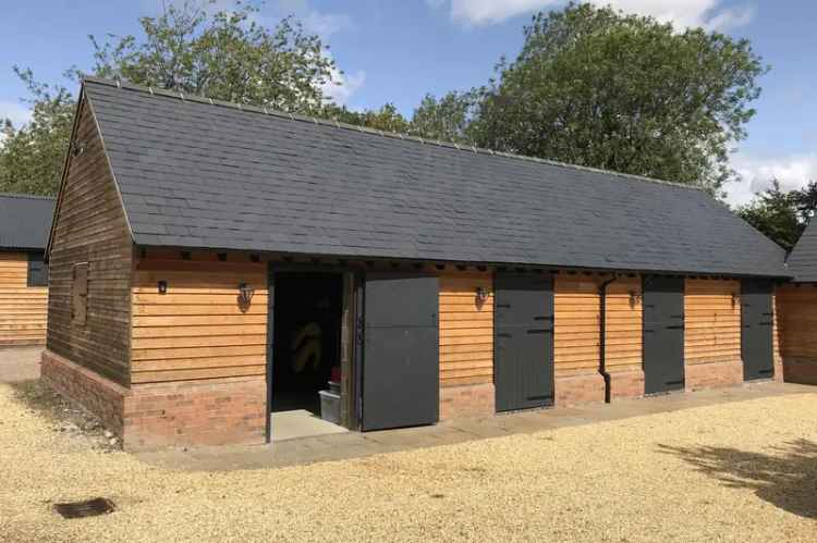 Insulated Timber-Clad Barn for Storage Aston Rowant