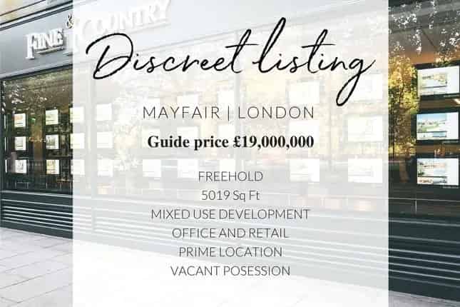New Bond Street Freehold Building - Retail & Office Space