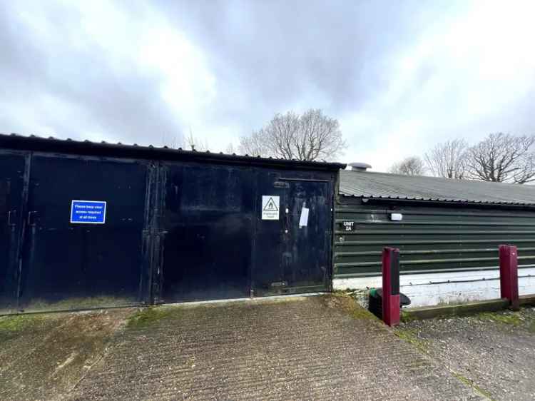Workshop Storage Unit to Let A272 Access Small Business Rates Relief