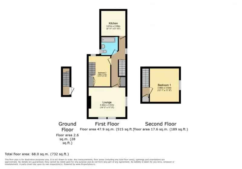 2 Bedroom Maisonette Near Eastleigh Station
