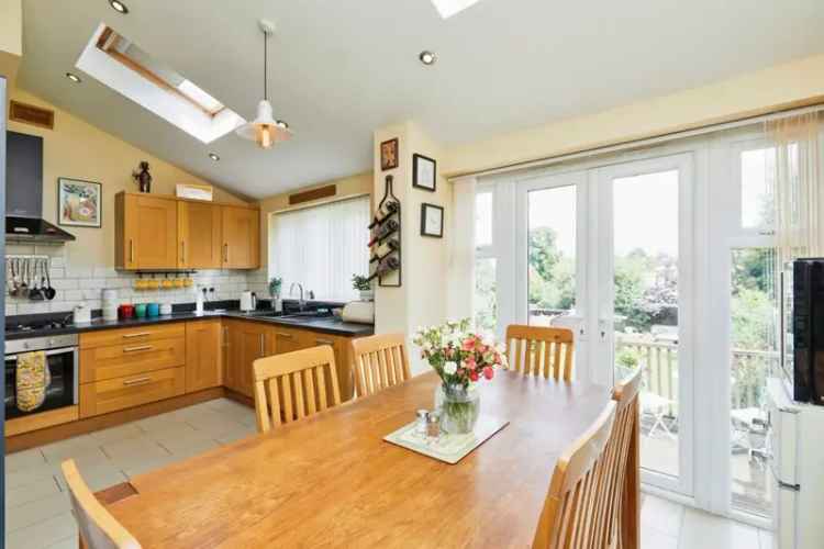 Extended Three-Bedroom Semi-Detached House with Large Decking Area