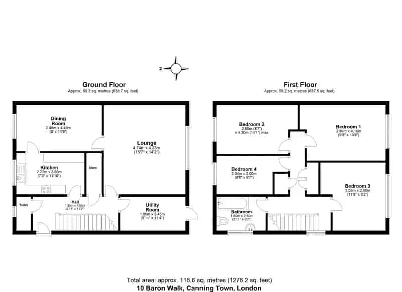 4 Bed House for Sale in Canning Town