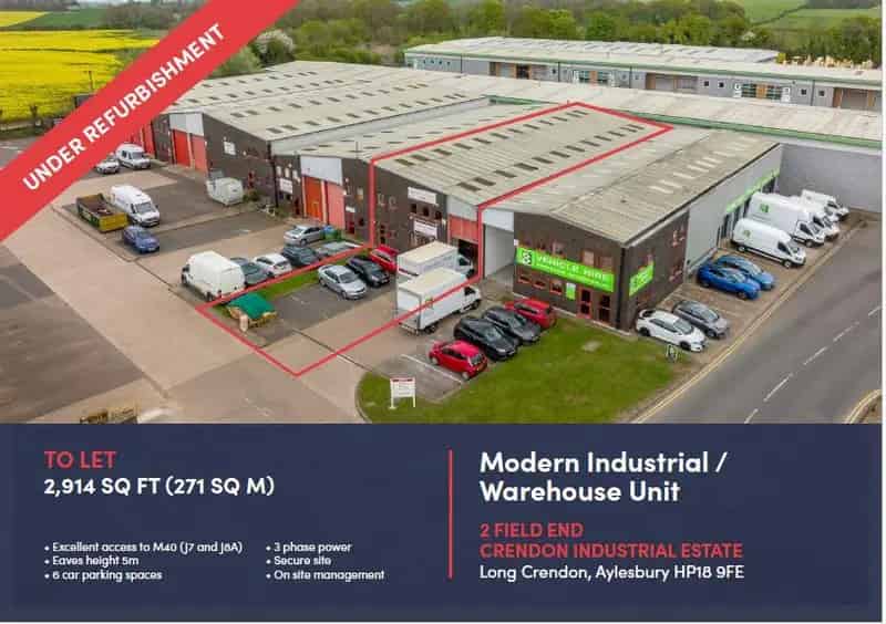 Modern Industrial Warehouse Unit Crendon Industrial Estate