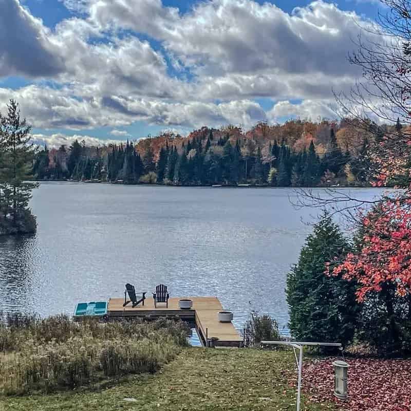 Lakefront 4-Bedroom Home with Spacious Interior