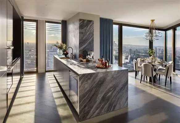 Luxury City London Apartments Panoramic Views Yabu Pushelberg Design