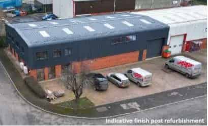 Warehouse for Rent Steel Frame Metal Clad Two Storey Offices