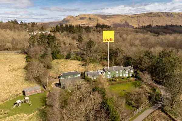 Low Auchengillan Detached Farmhouse 12 Acres
