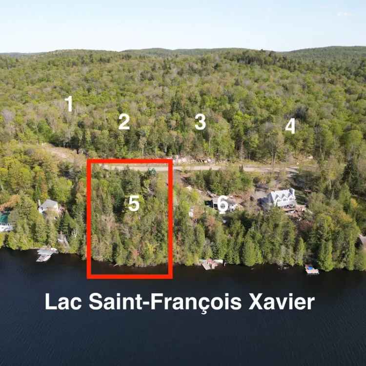 Lakefront Lot for Sale Family Estate Morin Heights