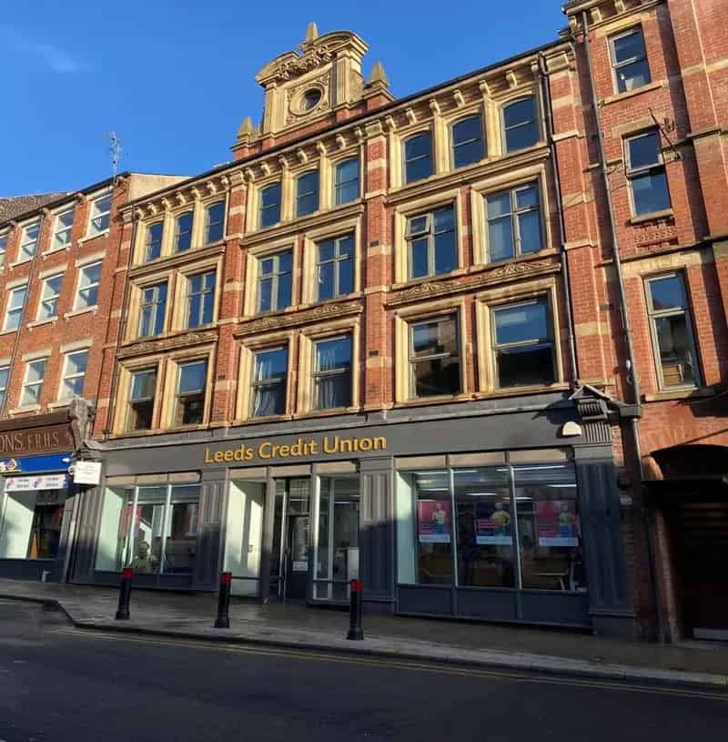1900s Brick Building Bank Facility with Offices