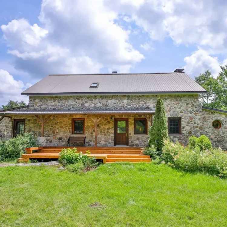 53 Acre Property w Trails Stone Home Sugar Shack Near Morin Heights