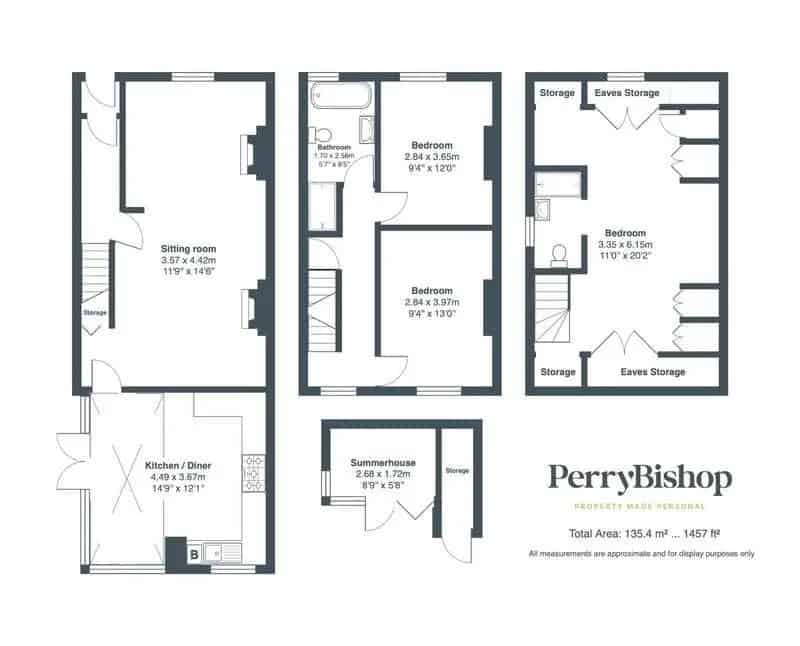 3 bed house for sale