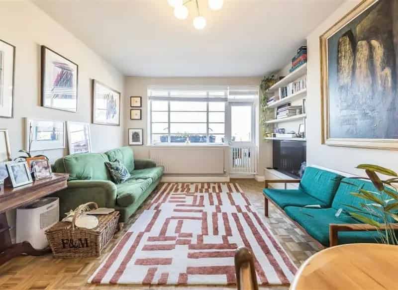 2 Double Bed Art Deco Apartment Near Stepney Green Station