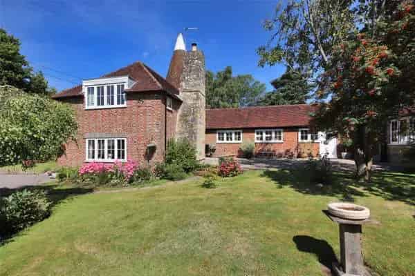 Stunning Four-Bedroom Oast House with Large Outbuilding and Walled Garden
