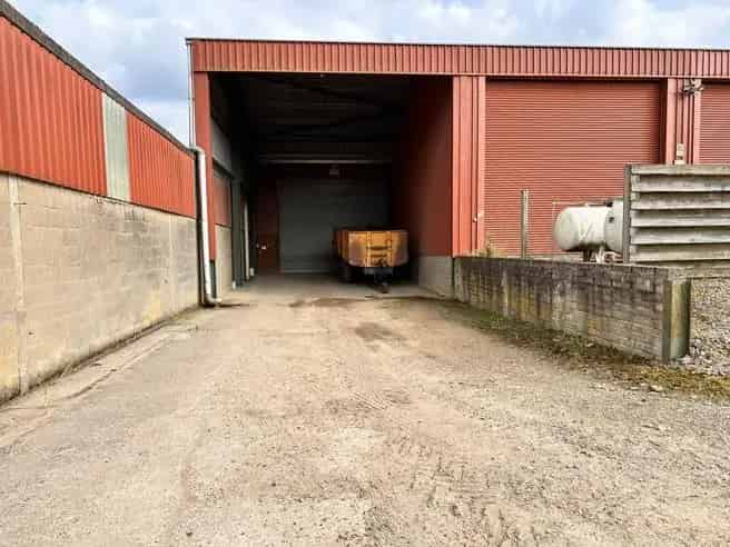 Steel Portal Frame Industrial Unit with PV Panels and Loading Bay