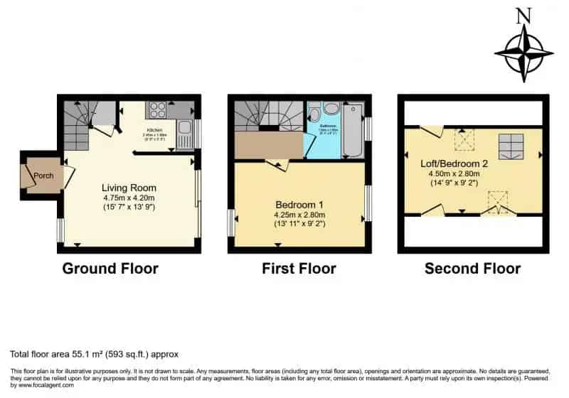 1 Bedroom Semi-detached House Royal Docks East London