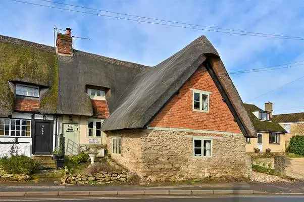 Grade II Listed Thatched Cottage with Home Office and Garden